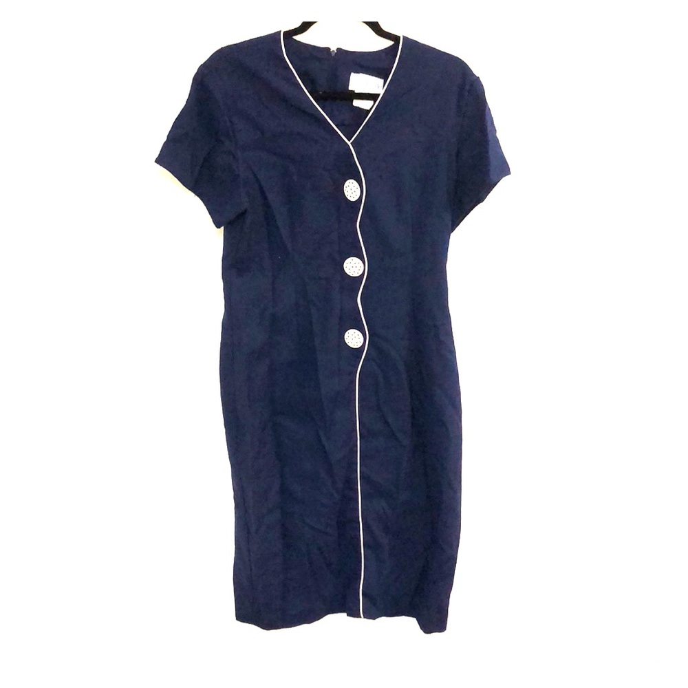Vintage short sleeve wiggle dress